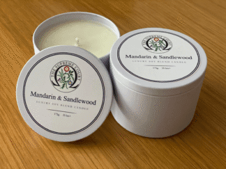 Mandarin and Sandlewood Soy Candle