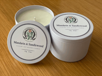 Mandarin and Sandlewood Soy Candle